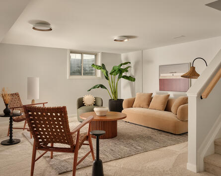 Basement in Ashbury Model Home